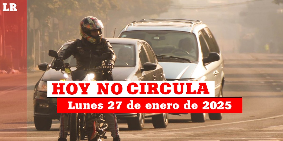 Te contamos cómo aplica el Hoy No Circula este lunes 27 de enero en la Ciudad de México y el Estado de México.