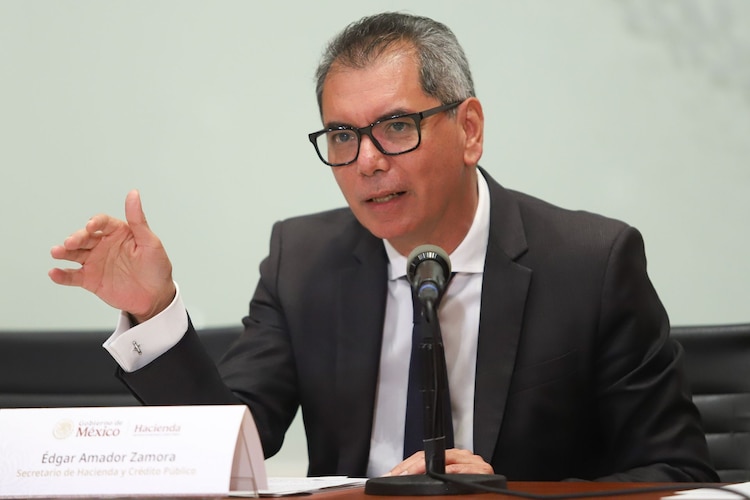 El secretario de Hacienda y Crédito Público, Edgar Amador Zamora, en una fotografía ilustrativa.
