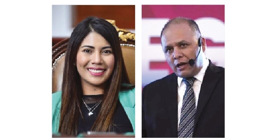 La diputada Frida Guillén y el concejal Abel Fuentes, aquí en imágenes de archivo.