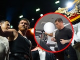 Saúl Canelo Álvarez entrena al lado de Oleksandr Usyk
