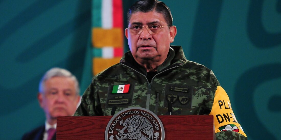 El secretario de la Defensa Nacional, Luis Cresencio Sandoval.