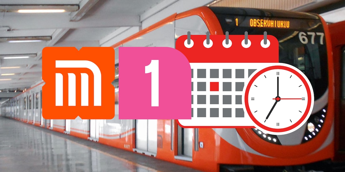 Línea 1 del Metro cambia de horario este 12 de noviembre.
