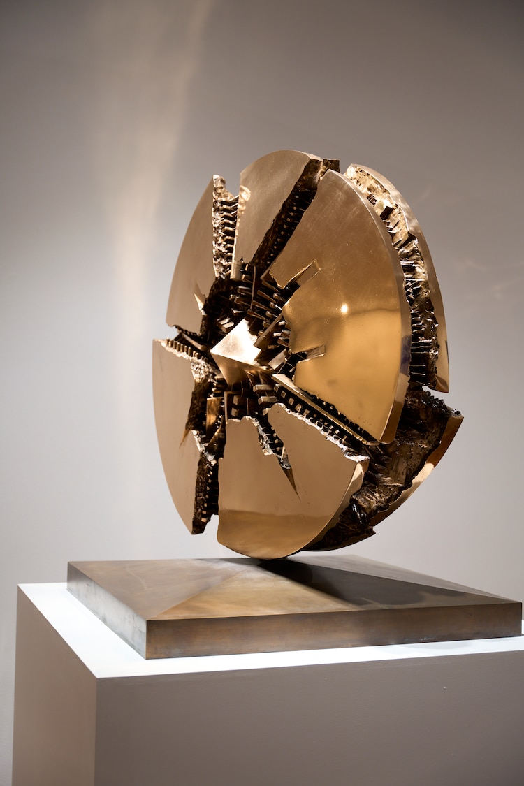 La curaduría incluyó varias propuestas plásticas.