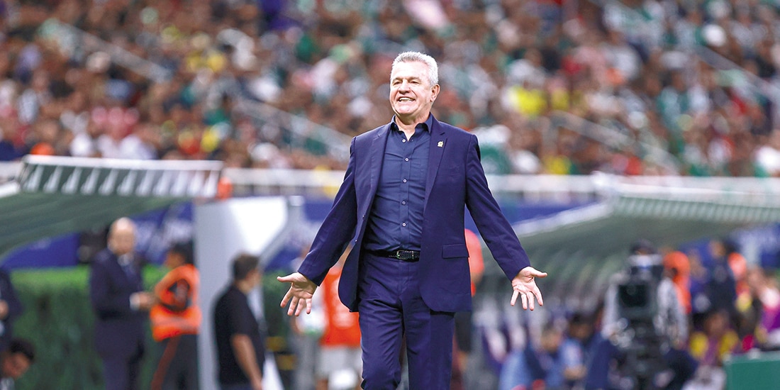 El timonel, en un partido en Guadalajara con la Selección Mexicana.