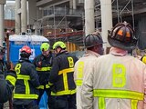 Estacionamiento en construcción se derrumba en Boston; hay un muerto