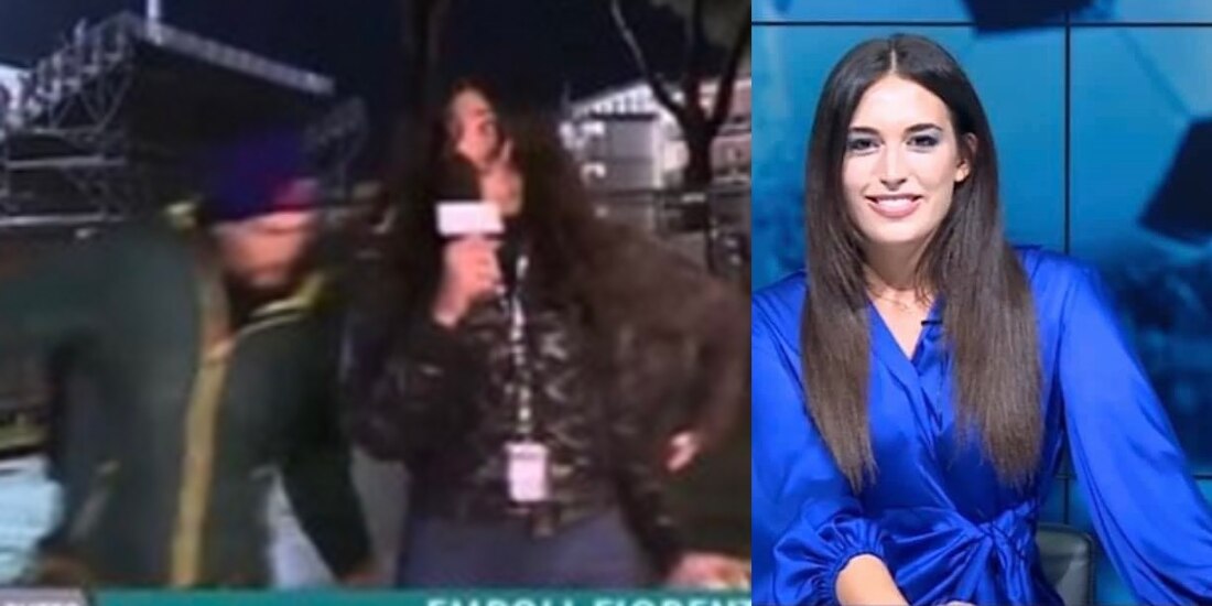 Hombres acosan y tocan a reportera durante programa en vivo y así reacciona el conductor