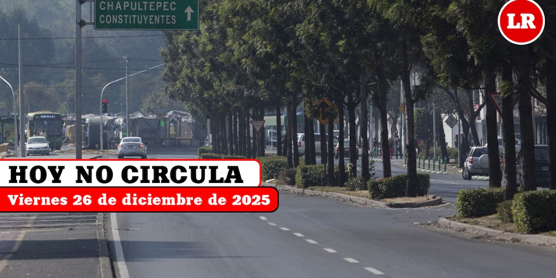 Te decimos cómo aplica el Hoy No Circula este viernes 26 de diciembre de 2025 en la Ciudad de México y el Estado de México.