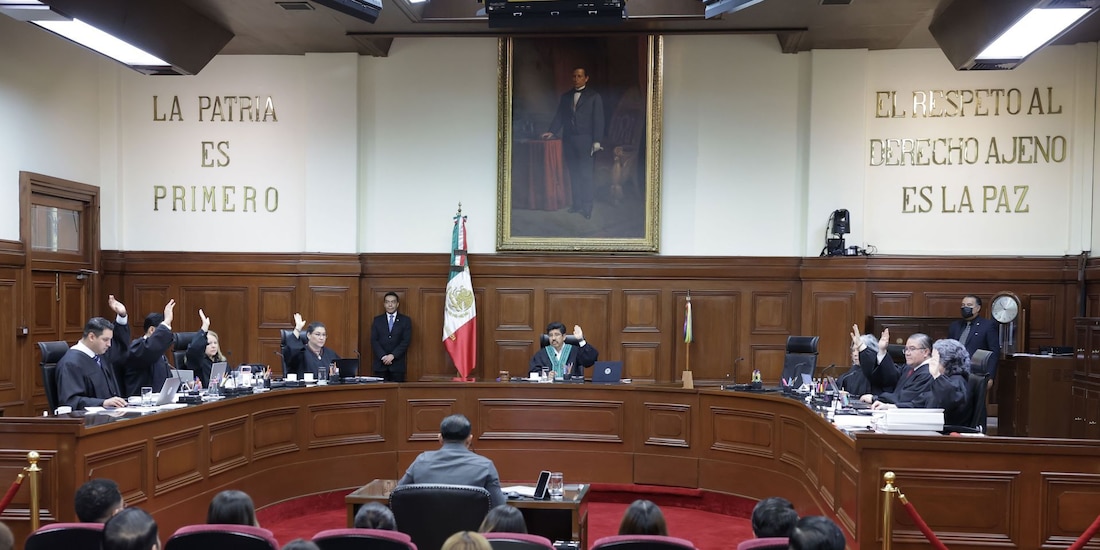 El Pleno de la Suprema Corte de Justicia de la Nación (SCJN) en imagen de archivo
