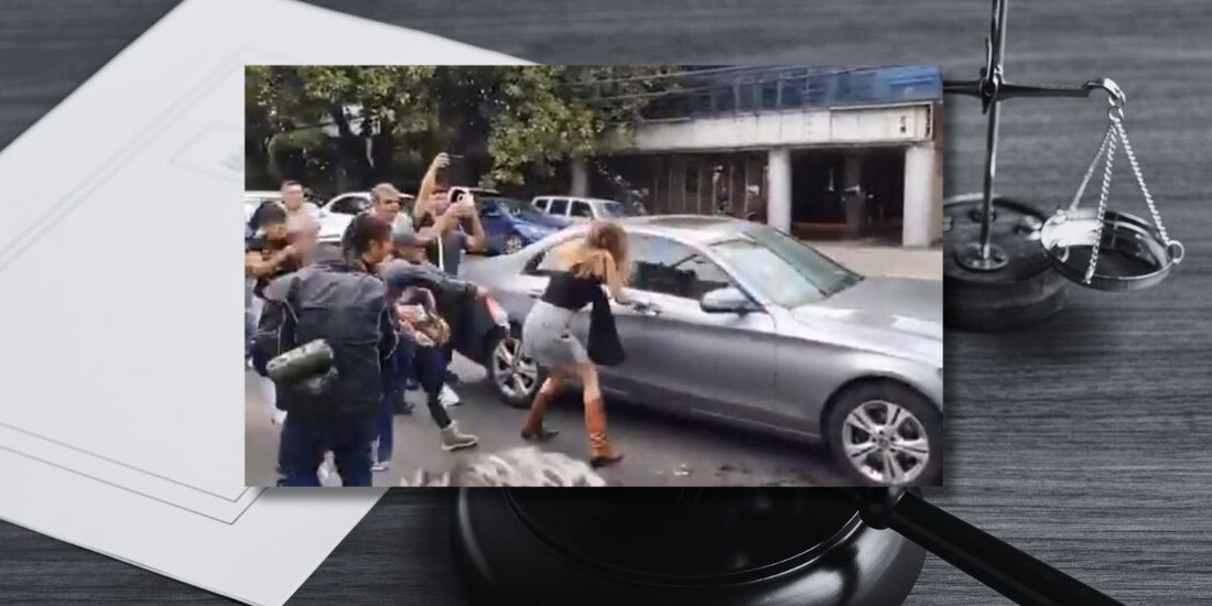 ¿Están en problemas los "vengadores" que atacaron a Lady Racista?