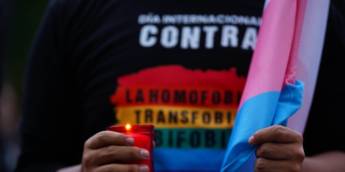 Aspecto de una marcha por la diversidad en la Ciudad de México.