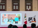 Enlace a Sonora desde Palacio Nacional este lunes.