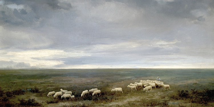 Lumen in coelo, (Luz en el cielo) 1892, óleo sobre tela.