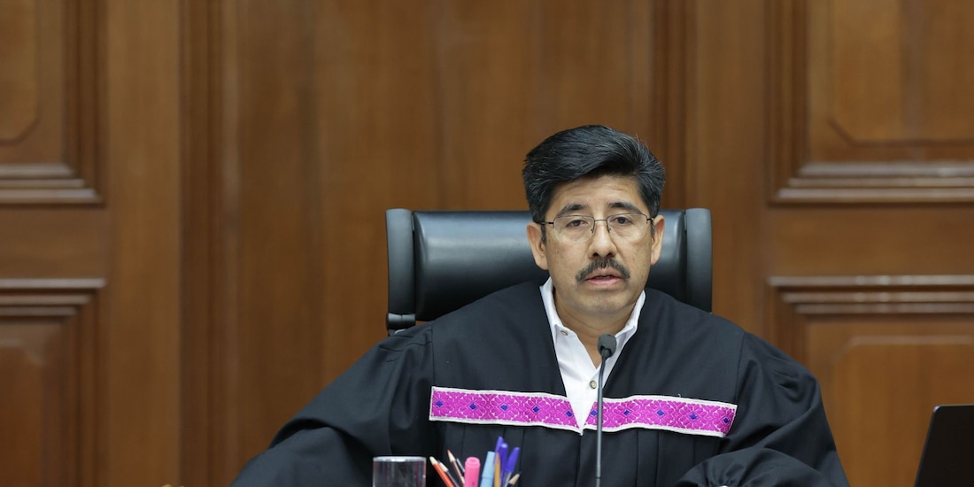 El ministro Hugo Aguilar Ortiz