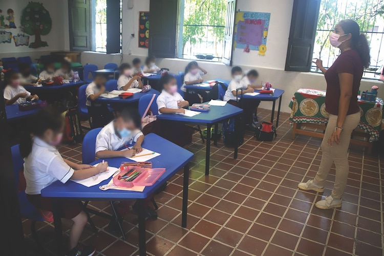 Un plantel en Yucatán.