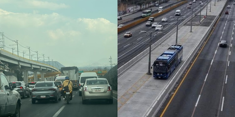 Asi luce la carretera por afectaciones