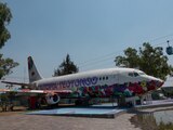 Avión Biblioteca de la UTOPÍA Teotongo, en Iztapalapa.