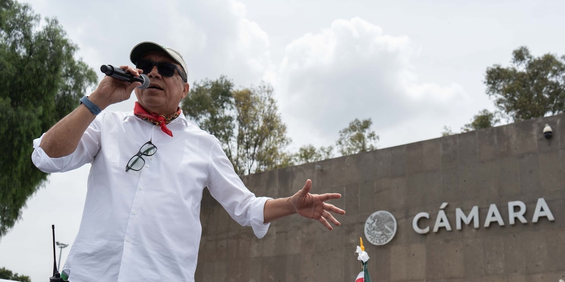 Protesta de integrantes de la Alianza Nacional de Jubilados frente a la Cámara de Diputados, en fotografía de archivo.