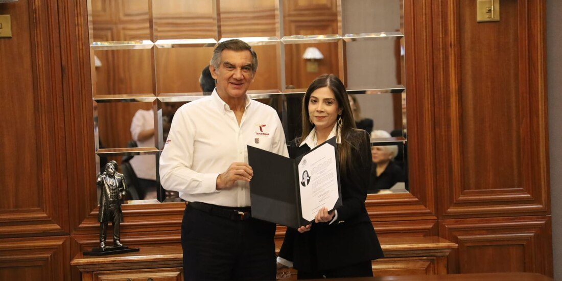 El Gobernador constitucional de Tamaulipas, Américo Villarreal.