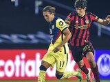 Una acción del duelo entre las Águilas del América y el Atlanta United de la Concacaf Liga de Campeones