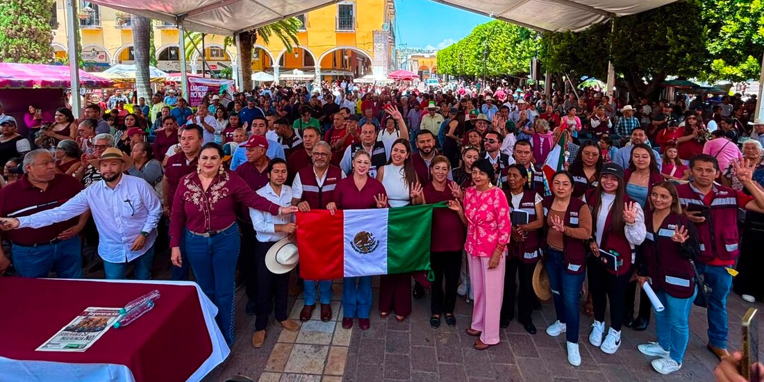 Una Asamblea Informativa de Morena en Jalisco.