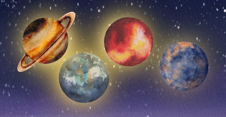 Alineación planetaria de abril 2026