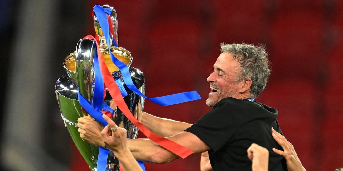 Luis Enrique gana su tercera Champions como entrenador