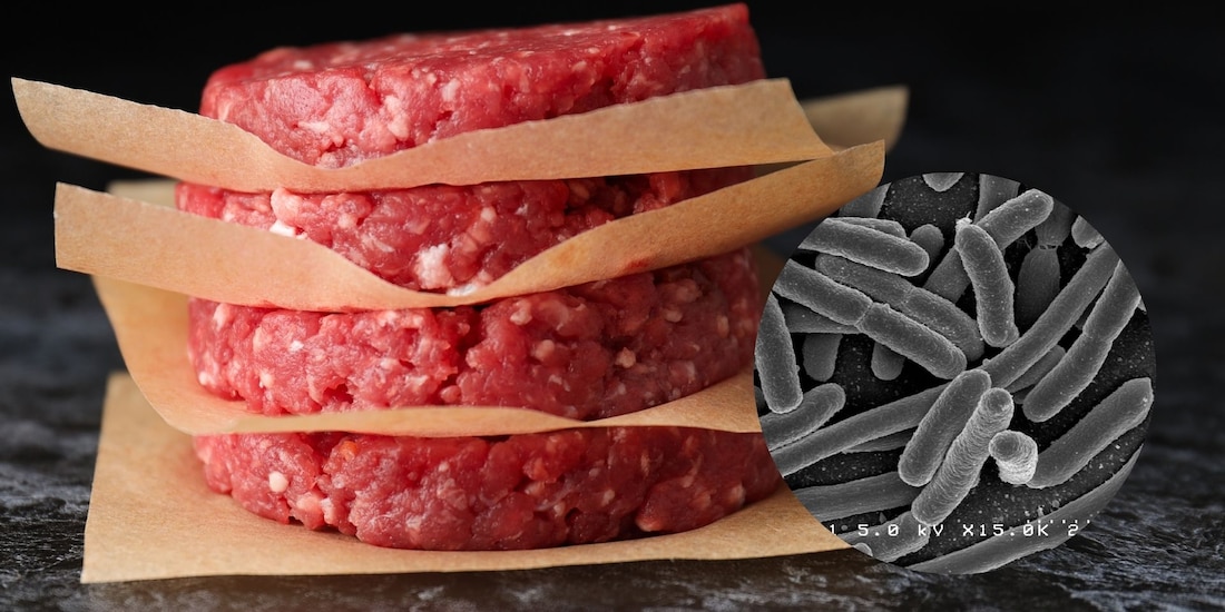 Se señala que la cocción de la carne fue deficiente