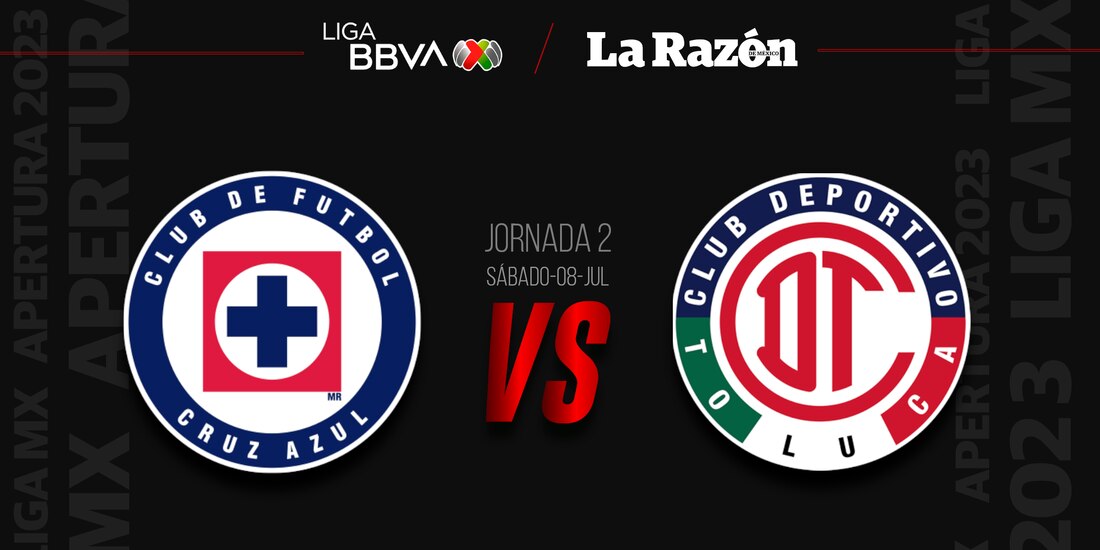 Cruz Azul vs Toluca Jornada 2 Liga MX Apertura 2023