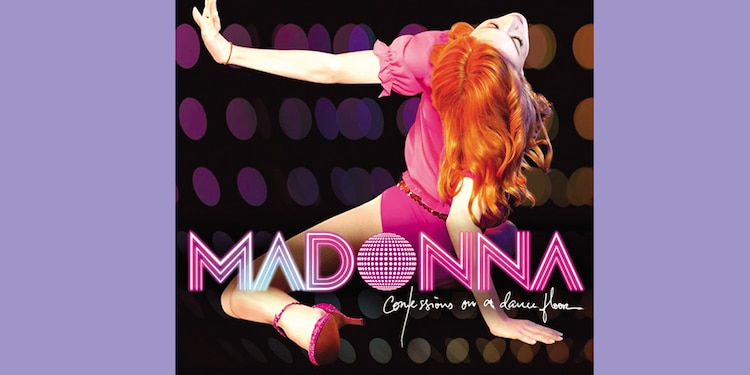 Confessions on a Dance Floor │ Año: 2005 │ Con este disco volvió a las pistas de baile al rendirle homenaje al dance y a la música disco de los años 70 y 80.