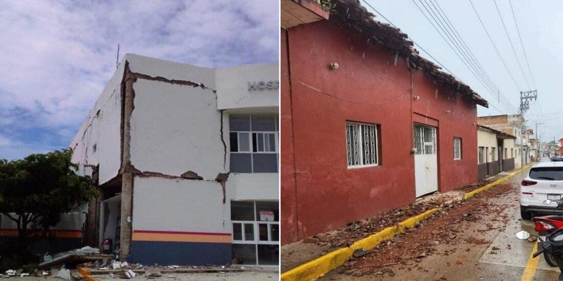 Así se vivió el sismo magnitud 7.4 registrado este lunes Coalcomán, Michoacán.