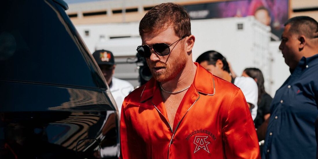 El "Canelo" en el pesaje de su pelea ante Gennady Golovkin