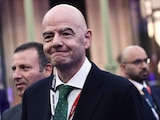 Gianni Infantino durante la clausura del Mundial de Esports en el Grand Palais de París.