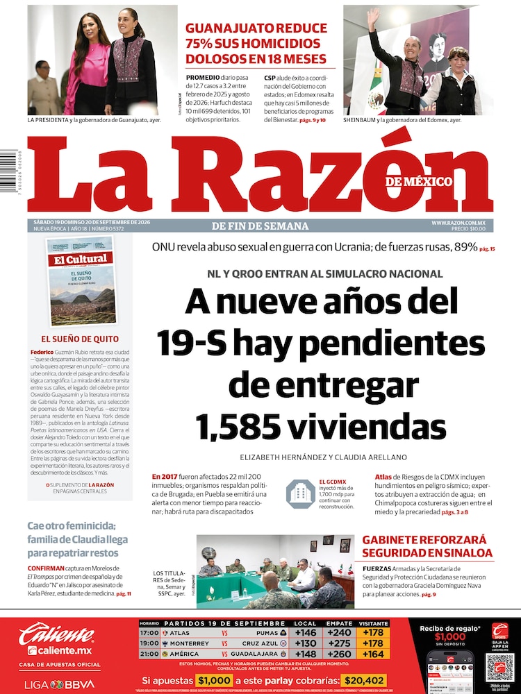 La Razón 19 Septiembre 2026