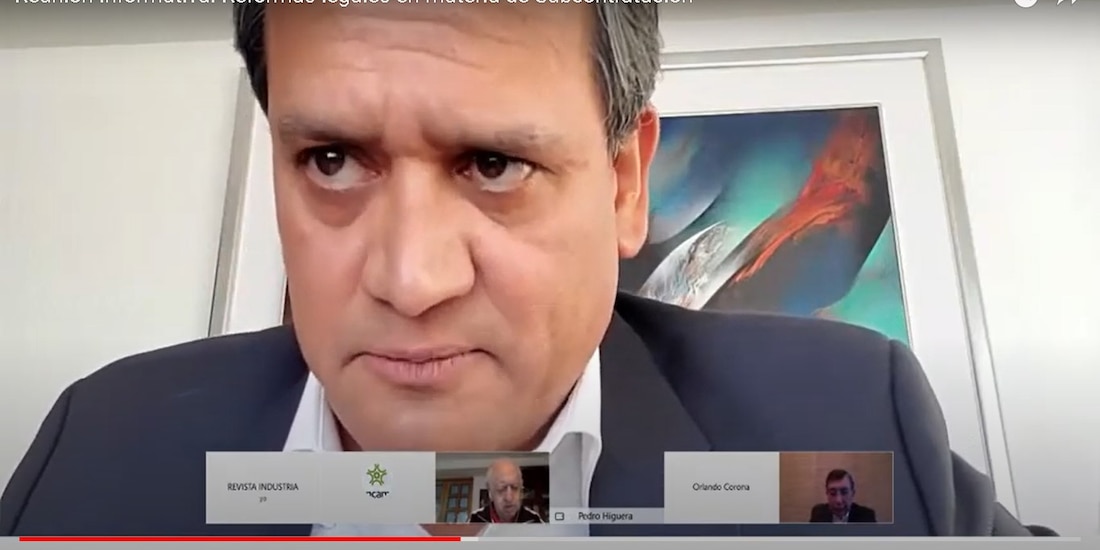 Pedro Higuera, presidente de la Comisión Fiscal de Confederación de Cámaras Industriales (Concamin)