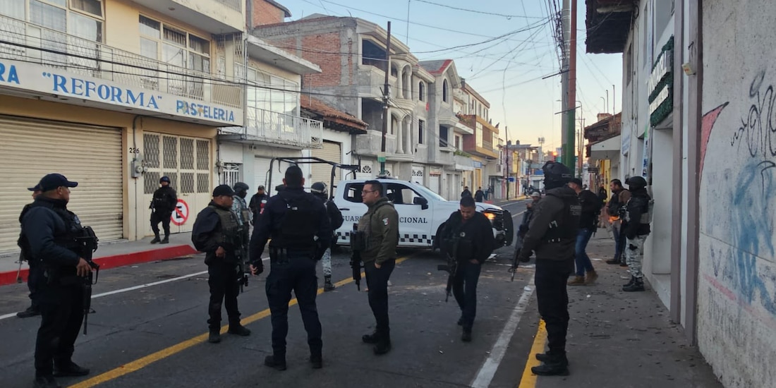 Se registró una balacera en Michoacán