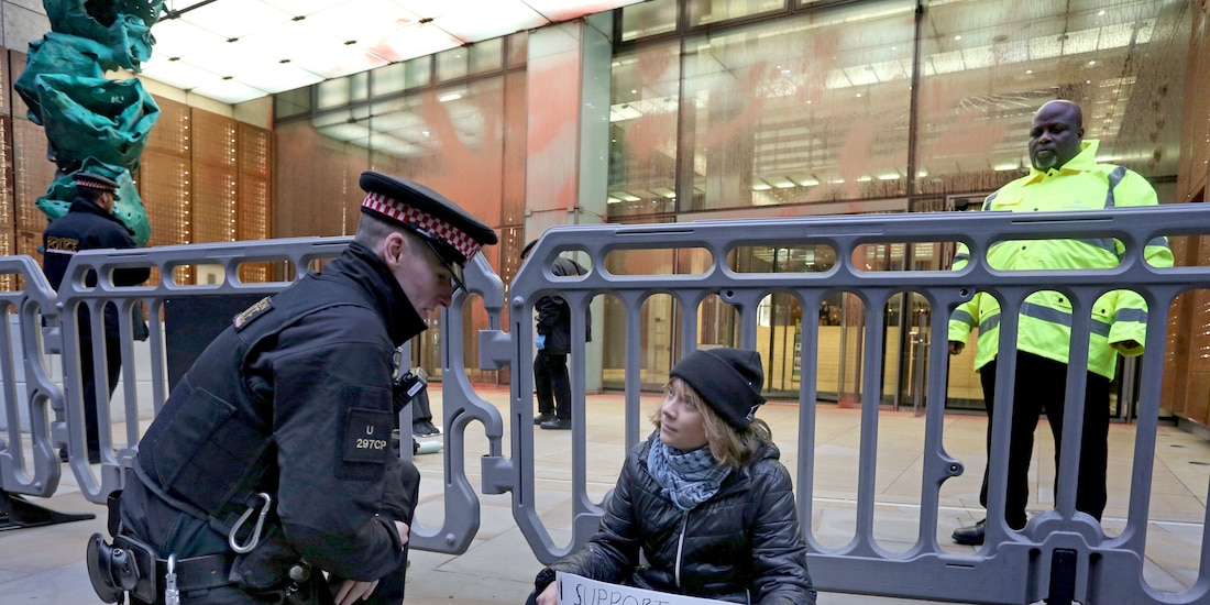 Greta Thunberg fue arrestada en Londres
