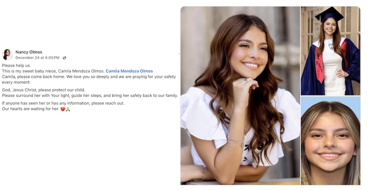 Desaparición de Camila Mendoza Olmos