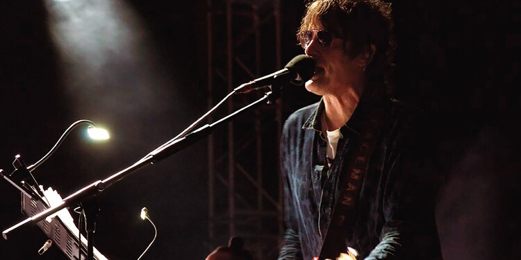 Jason Pierce, vocalista de Spiritualized, ayer.