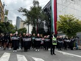 Universitarios de la UAM, UNAM, POLI y UAEMex se unieron a la manifestación por una reforma al Poder Judicial.