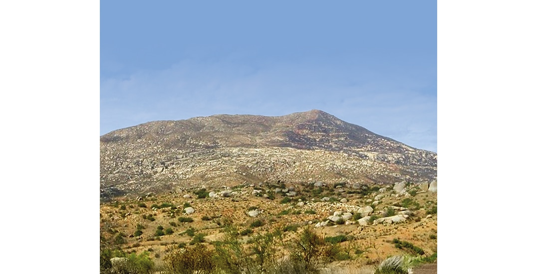 Vistas desde México del cerro Cuchumá.