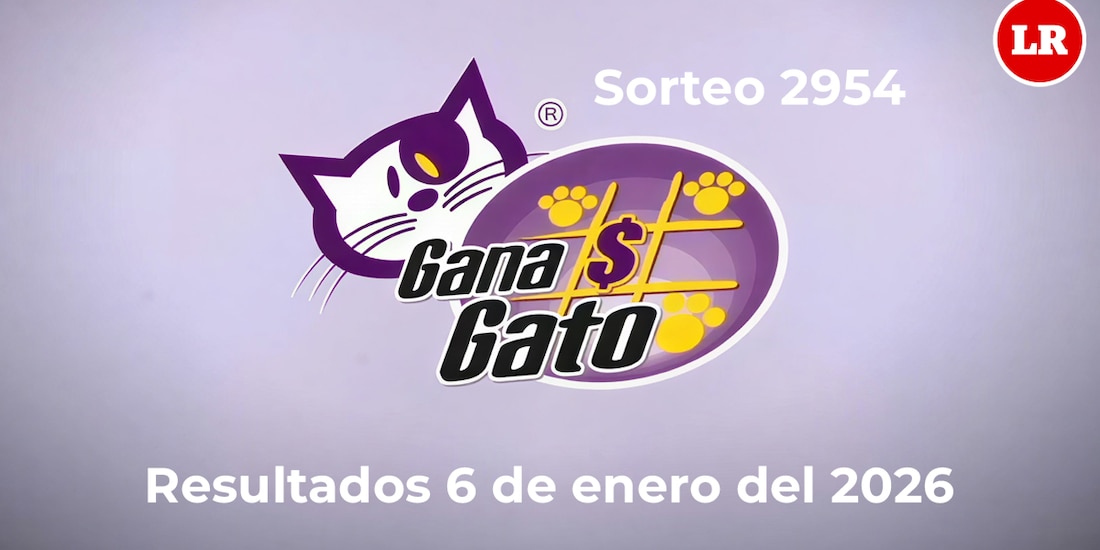 Consulta los resultados del sorteo Gana Gato 2954 del 6 de enero del 2026.
