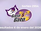 Consulta los resultados del sorteo Gana Gato 2954 del 6 de enero del 2026.