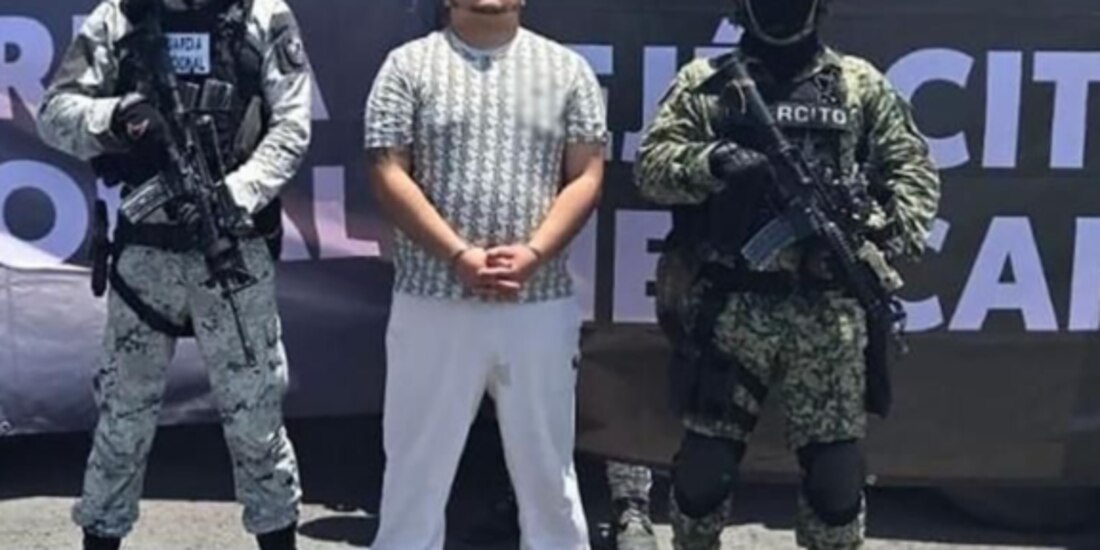 Santos “N”, alias El M-17, fue detenido ayer por autoridades federales tras un operativo en Reynosa, Tamaulipas.