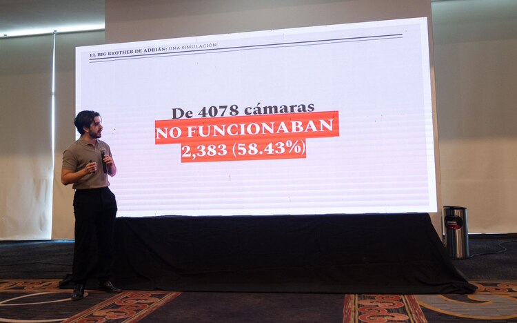 De las 4 mil cámaras, 2 mil 384 no funcionaban o no existían.