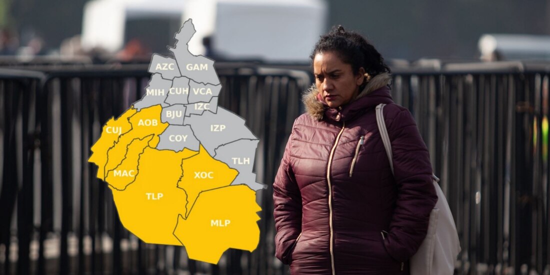 Activan alerta amarilla en seis alcaldías por frío extremo