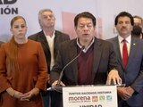 Mario Delgado presentó a José Ramón Enríquez y Marina Vitela como los mejor posicionados para la candidatura en Durango
