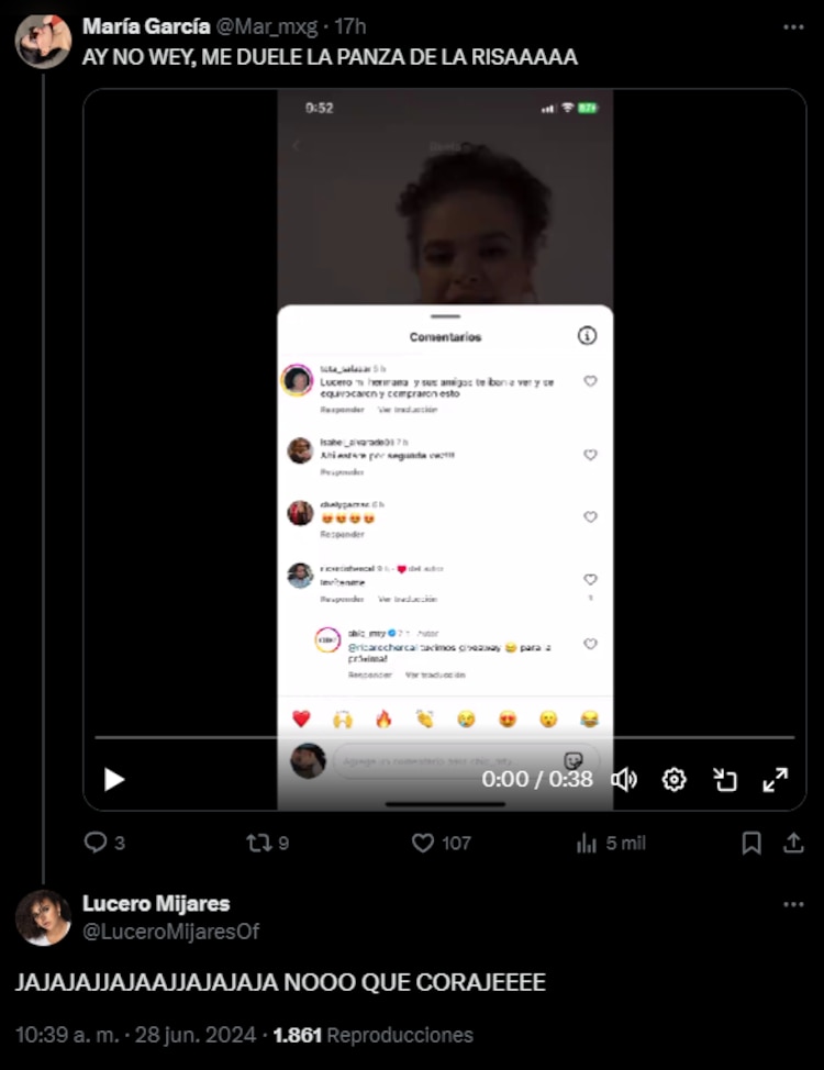 Lucerito Mijares reacciona a graciosa confusión con Mago de Oz y El Mago.