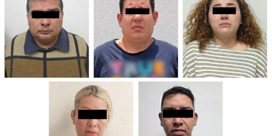 Parte de las personas detenidas.