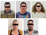 Parte de las personas detenidas.