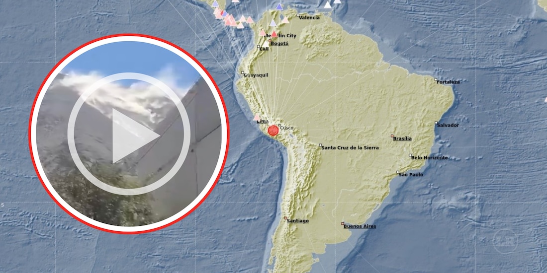 VIDEOS del terremoto en Perú